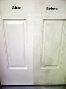 防盜門上面的小廣告可以用納米海綿清洗干凈么？