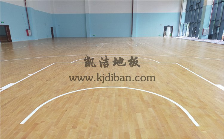 佛山南海區(qū)綠電能源有限公司體育館木地板項目-凱潔實木運動地板
