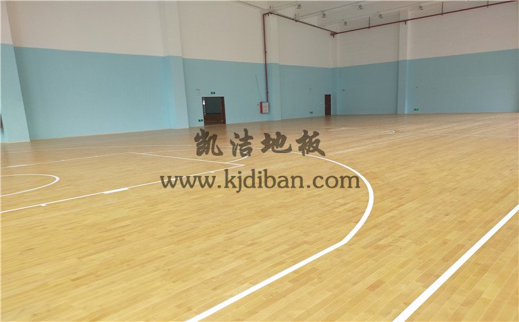 佛山南海區(qū)綠電能源有限公司體育館木地板項目-凱潔實木運動地板