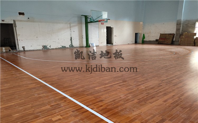 勞研科技有限公司籃球館實木運動地板案例—凱潔實木運動地板廠家